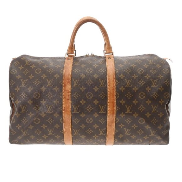 LOUIS VUITTON Monogram Keepall 50 Brown M41426 boston bag 800000131311000 - Picture 1 of 8
